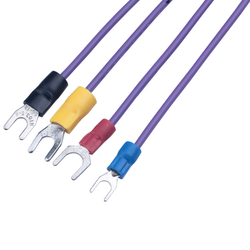 Y-shaped semi insulated terminal wire